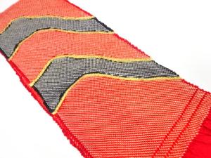 正絹　振袖用　絞り　帯揚げ